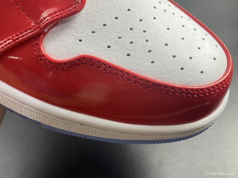 DC7294-600 Jordan Air Mid 1 Patent Red 0305